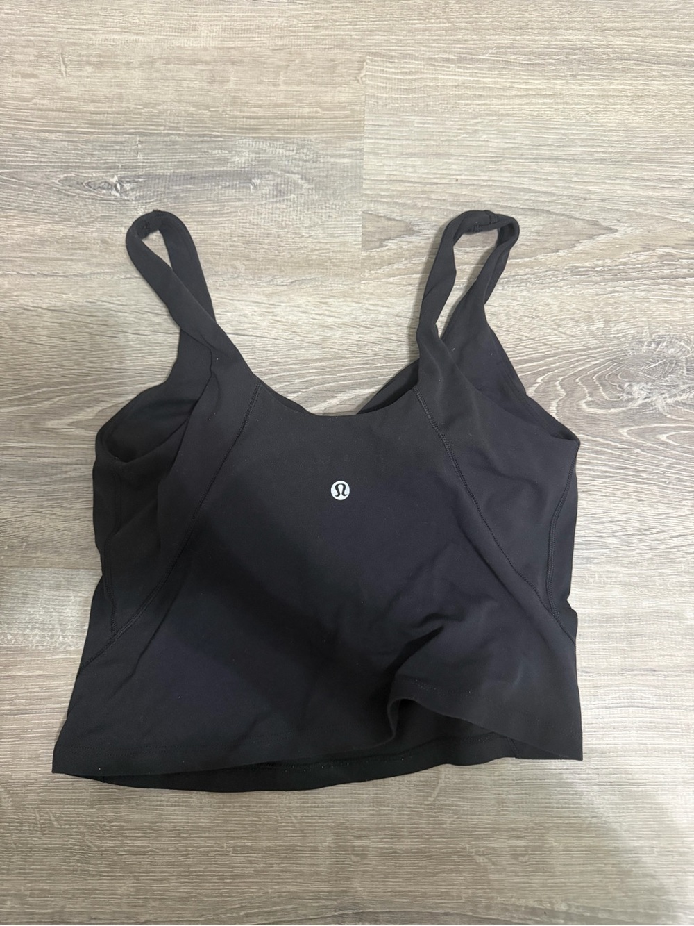 lululemon align crop tank size 8 Black